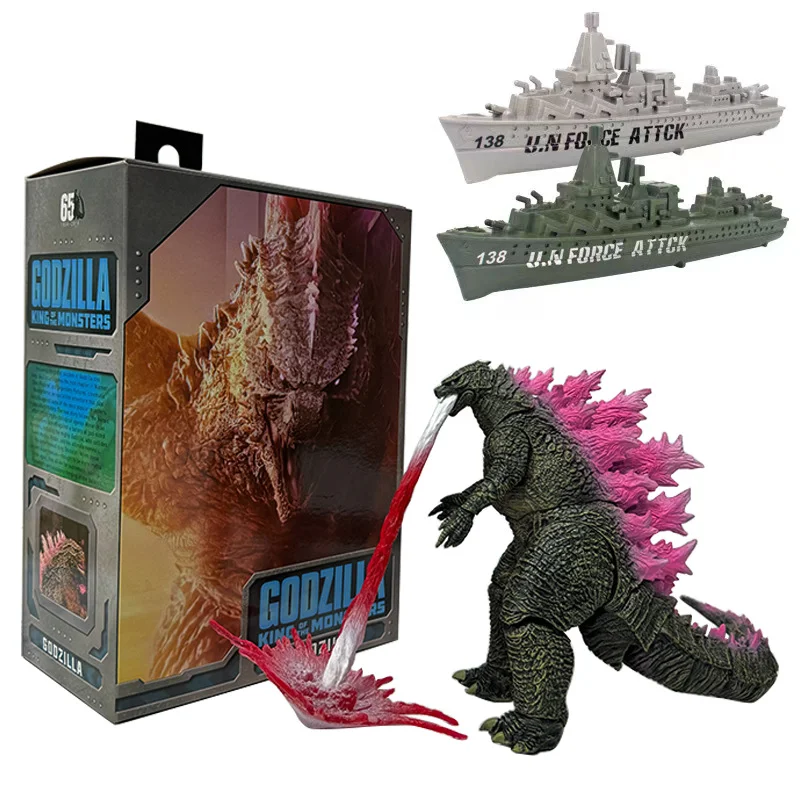 16 سنتيمتر الانفجار الذري شين Gojira Godzilla ملك الوحوش Godzilla تطورت Ver الوردي الأزرق البرتقالي الأسود عودة عمل نموذج لجسم