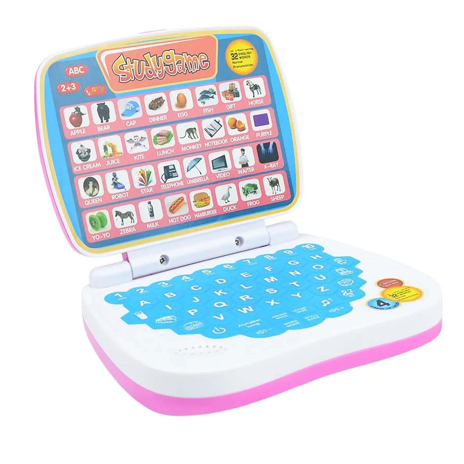 Kids Laptop Toy English Early Education Toy for Children Toddler