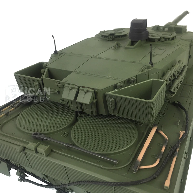 HENG LONG 1/16 Zielony 7,0 2,4 GHz Plastikowy model czołgu Ver Leopard2A6 RTR RC 3889 TH19253-SMT4