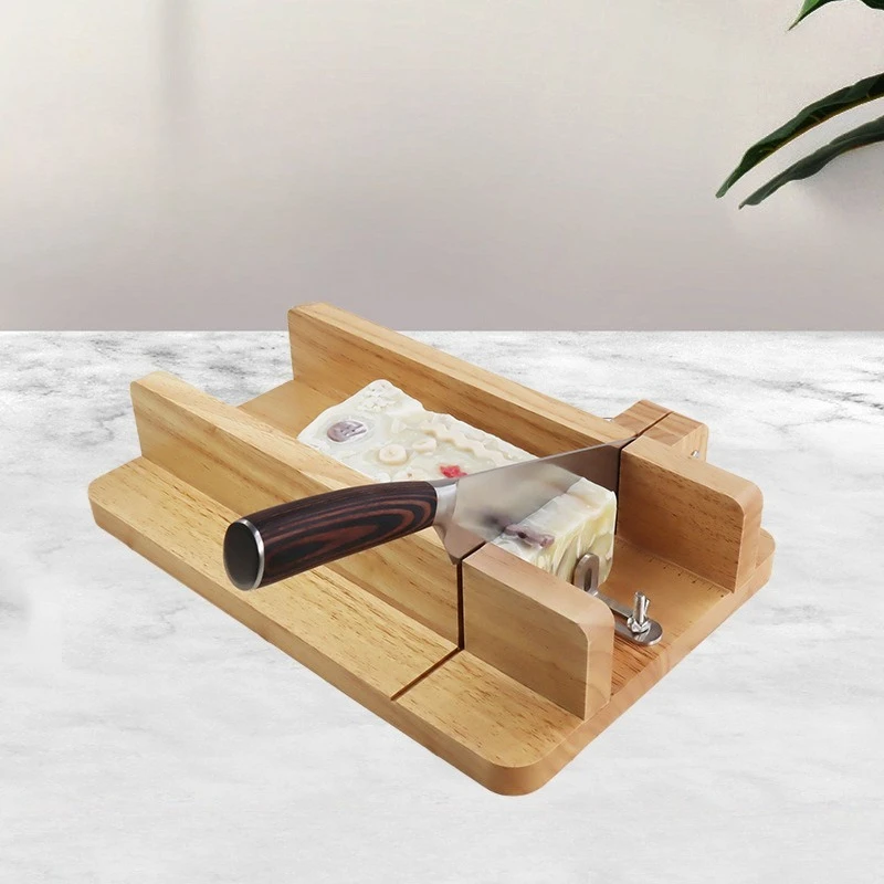 

Soap Cutting Table DIY Handmade Cold Soap Hot Soap Cutting Knife Cutter with Scale