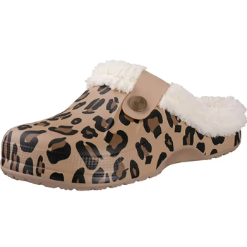 Crestar Zoccoli casual invernali Pantofole Scarpe da giardino impermeabili Zoccoli in pelliccia antiscivolo per esterni Pantofole morbide in peluche Scarpe da camera unisex