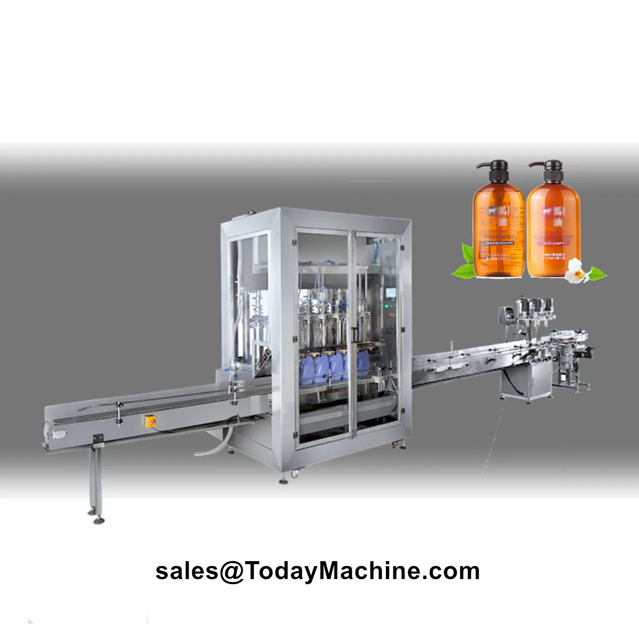 Línea de Producción Automática de Máquinas de Llenado de Botellas de Plástico Lineales para Agua, Bebidas, Champú, Loción Corporal y Aceite