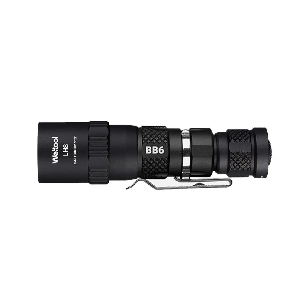 

Weltool T13B/C Flashlight Single Mode Compact LED Handheld Light 1600 Lumens Flash Light