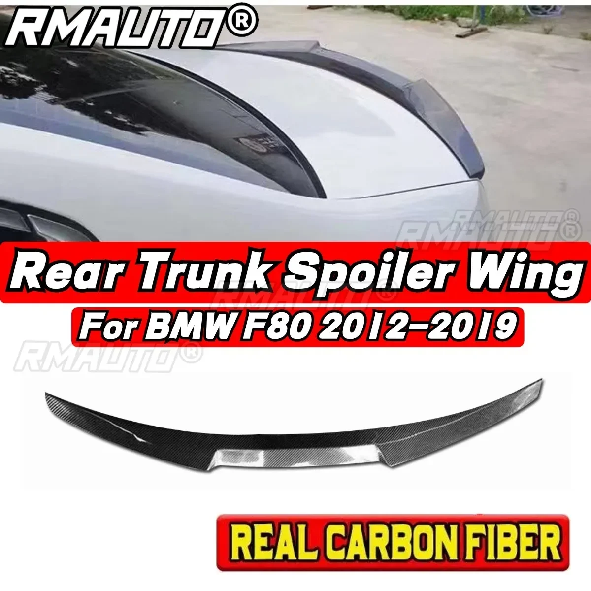 

For BMW F80 M3 2012 - 2019 320i 328i 335i 326D Rear Spoiler Wing Body Kit Car Rear Trunk Spoiler Car Accessories Rear Trunk Wing