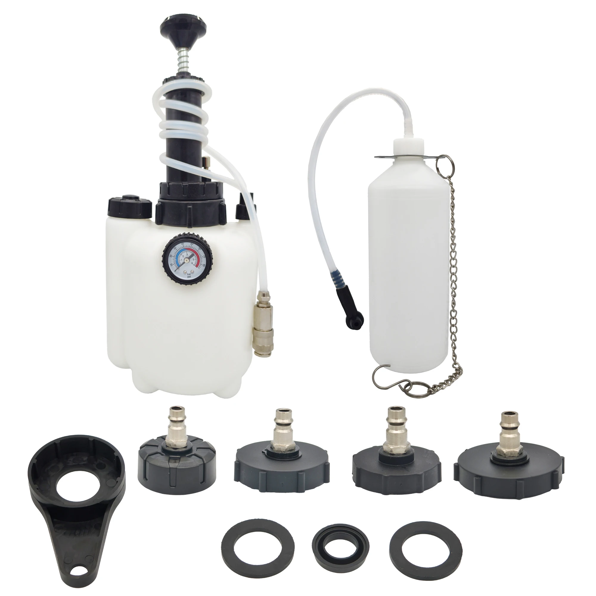 Auto Handleiding Remvloeistofontluchter Kit 3L Vacuüm Remdruk Vloeistofpomp Professionele Remspoel Machine Pneumatische Remontluchter