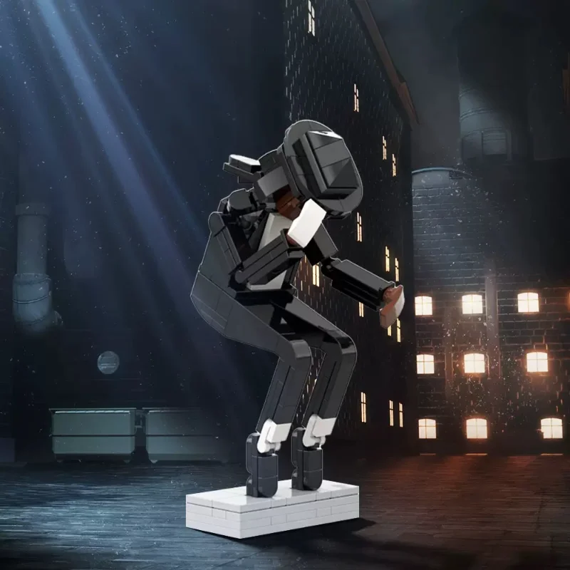 MOC Music Superstar Singers Dancers MJ Model Michael Jacksons Building Blocks Bricks Educational Toys Christmas Gift