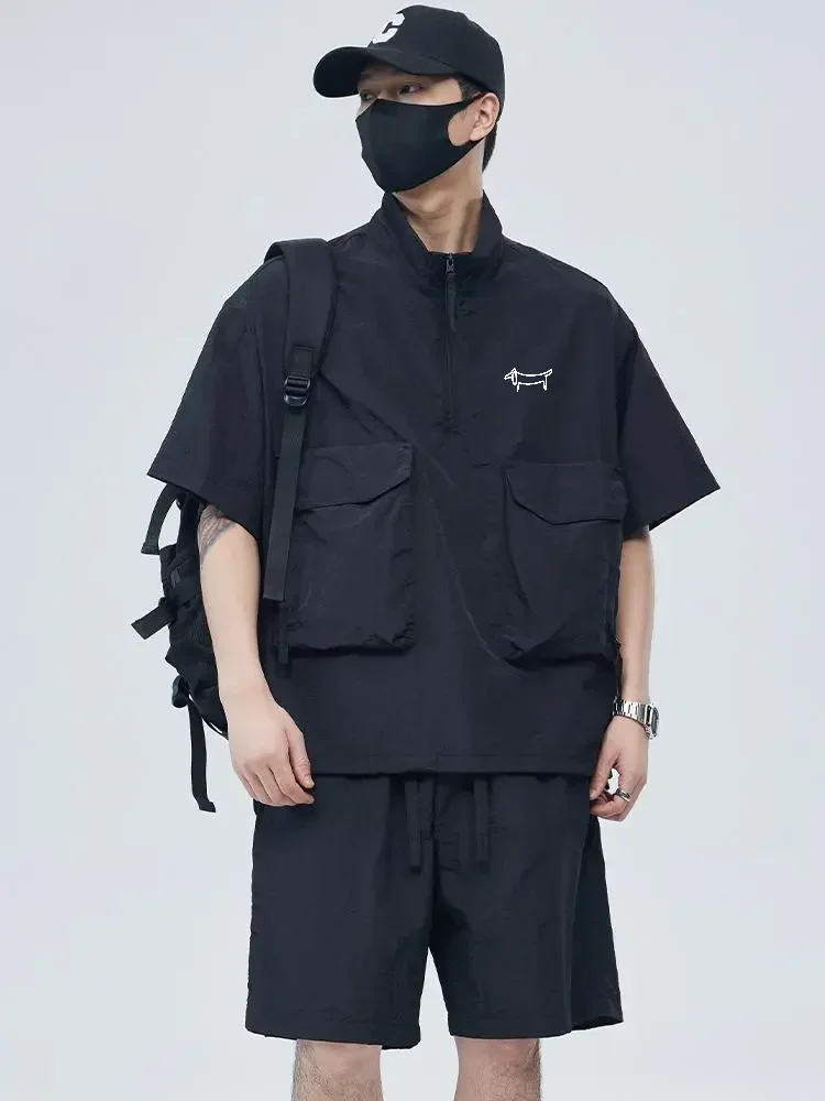 Men's Golf Sets Two-piece Golf Shirt Top and Shorts Summer New Fashion Casual Golf Wear Sportswear Men's Golf Clothing