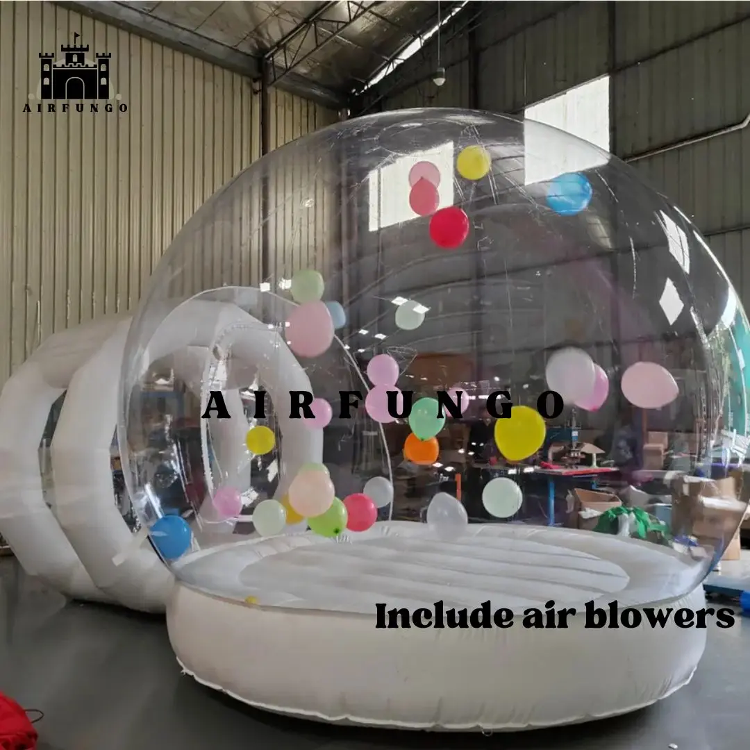 Hot Selling Transparant Opblaasbare Iglo Tent Opblaasbare Bubble Bounce Huis Ballon Koepel Huis Voor Ballon Evenement