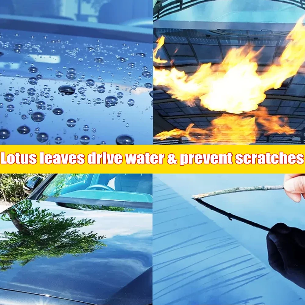 3 In 1 Car Ceramic Nano Coating Liquid Coating Crystal Hydrophobic Layer Polishing Paint Coating Agent Auto Polish Nano Coating