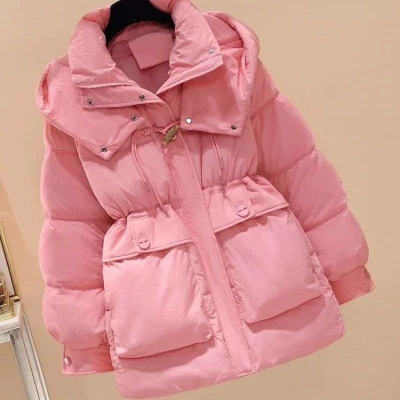 

Girls Down Coat Overcoat Jacket Windbreak 2024 Loose Plus Thicken Winter Autumn Teenagers Warm Christmas Gift Children's Clothin