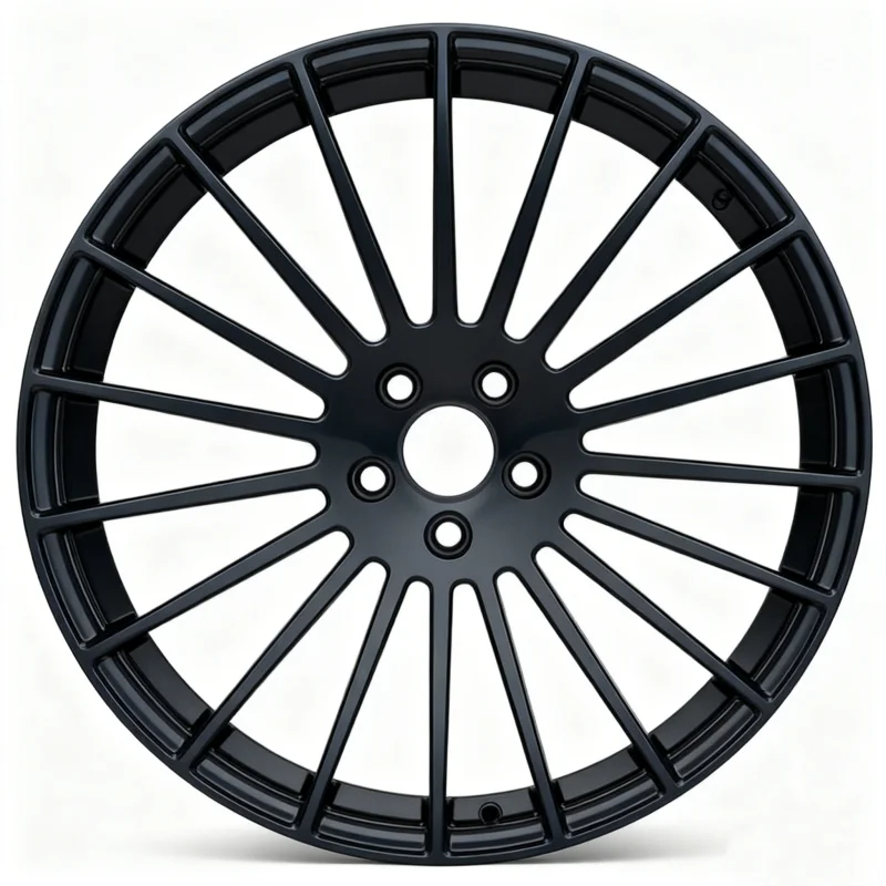 Forged 1-Piece 21X8.5 5X120 10-Spoke Black Full Coated Car Alloy Wheel Rim New Aluminium Alloy Heavy Vehicles 5 Holes