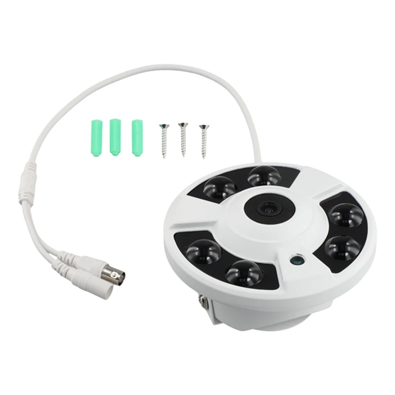 5MP IR 6 Işıklı Kamera Geniş Açı HD Gözetim IR Gece Görüşü UTC 5'i 1 Arada AHD Koaksiyel BNC Kamera