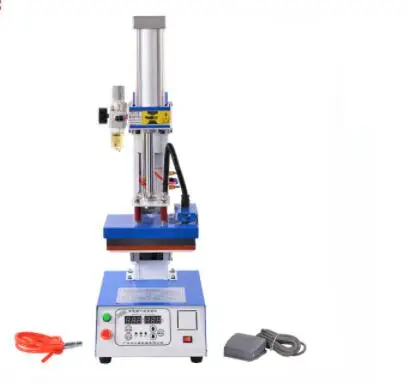 Pneumatic Curved Heater stamping machine Pneumatic Cap Heat Press Machine Leather creasing machine Apparel T-shirt
