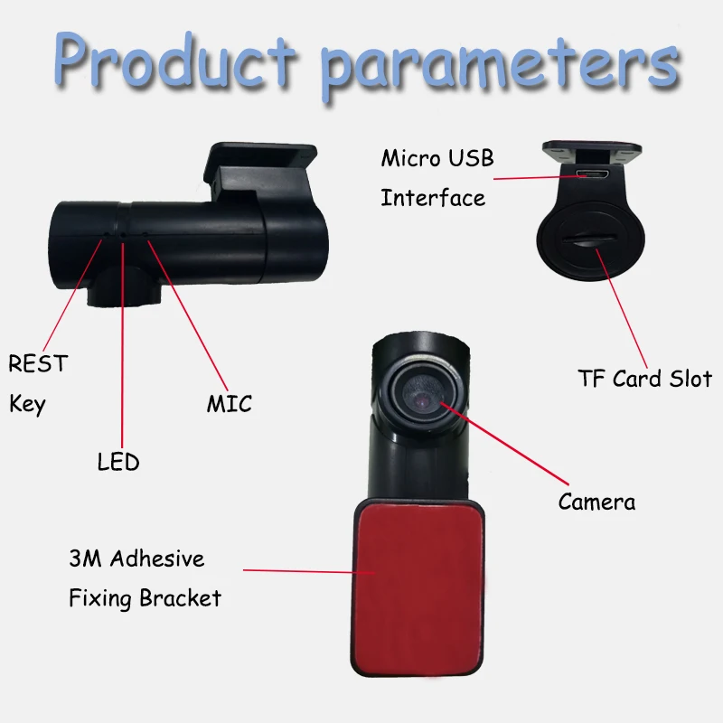 Mini Car DVR Dash กล้องบันทึกวิดีโอ Dashcam Digital Registrar กล้องวิดีโอการจัดการไร้สาย DVR ที่ซ่อนอยู่
