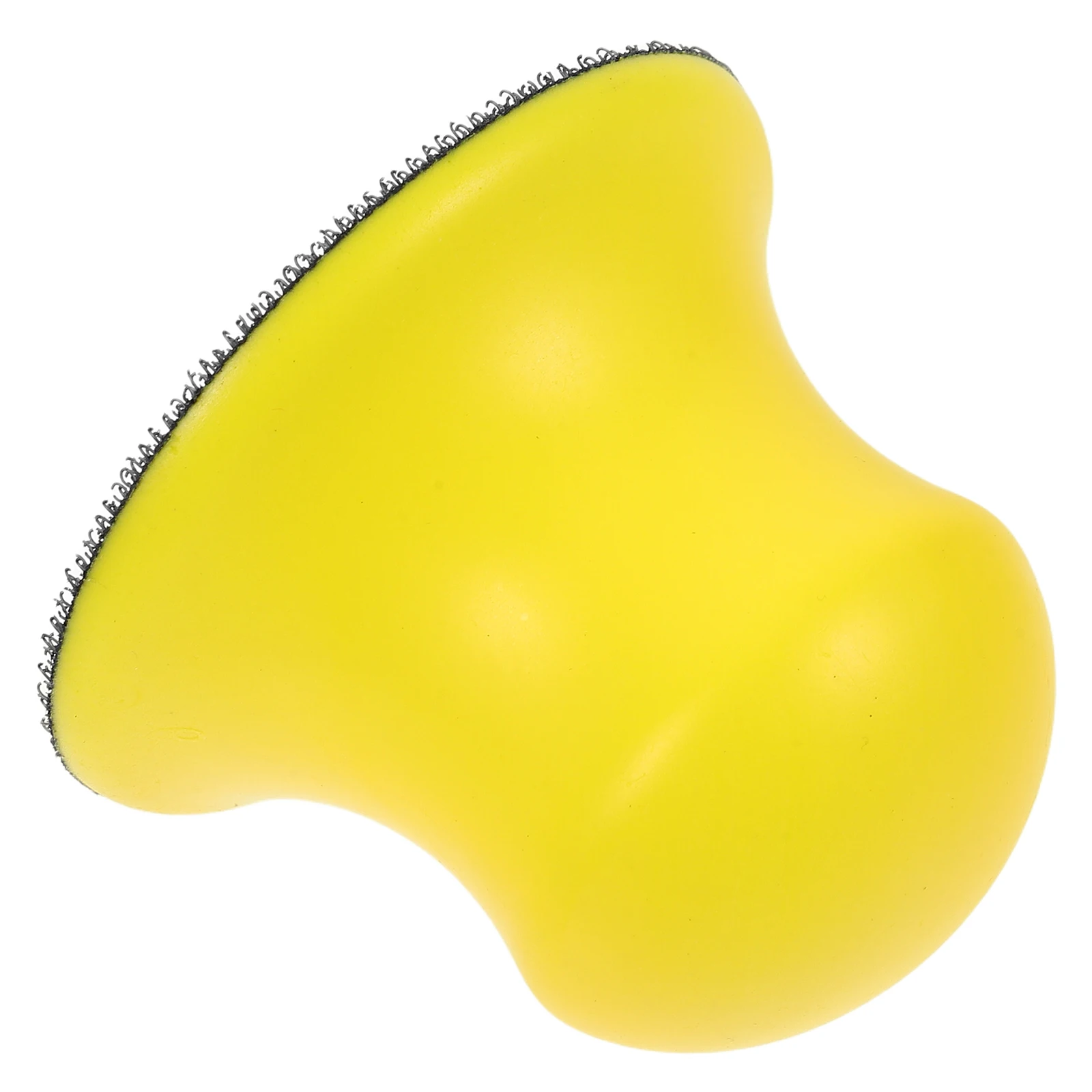 

Sanding Disc Polishing Pad PU Material Comfortable Grip Light Weight Smooth Surface Dust Free Yellow Hand Grinding Wood