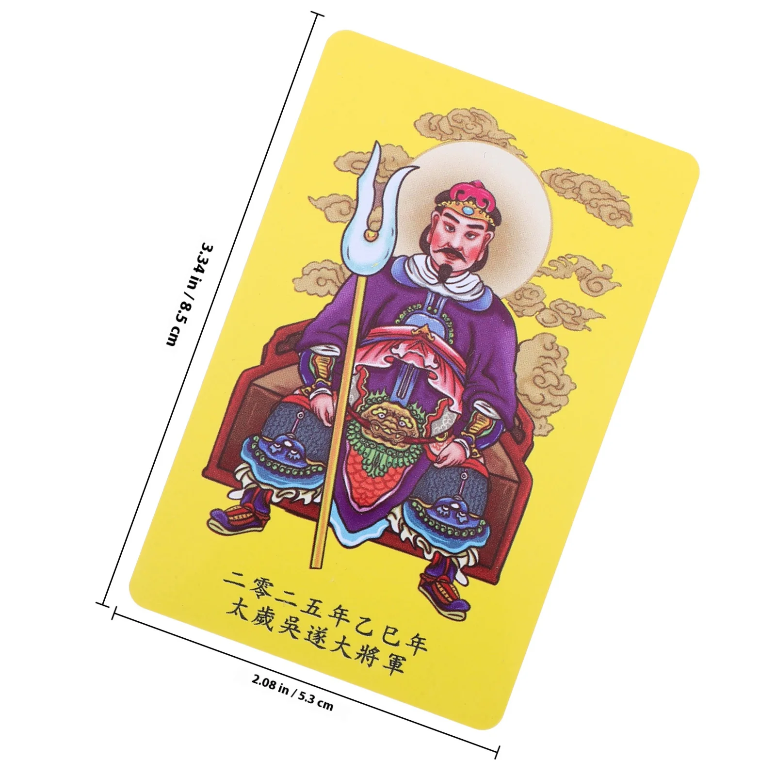 10 قطعة بطاقة تاي سوي فنغ شوي تميمة المحمولة حماية تميمة لسنة الأفعى السنة الصينية الجديدة الحظ الازدهار