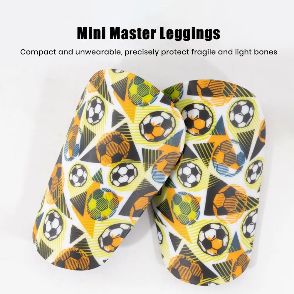 Comfortable Flexible Soccer Shin Shields Lightweight Mini Football Shin Pads for Men Women Protective Soccer Shin for Tiny