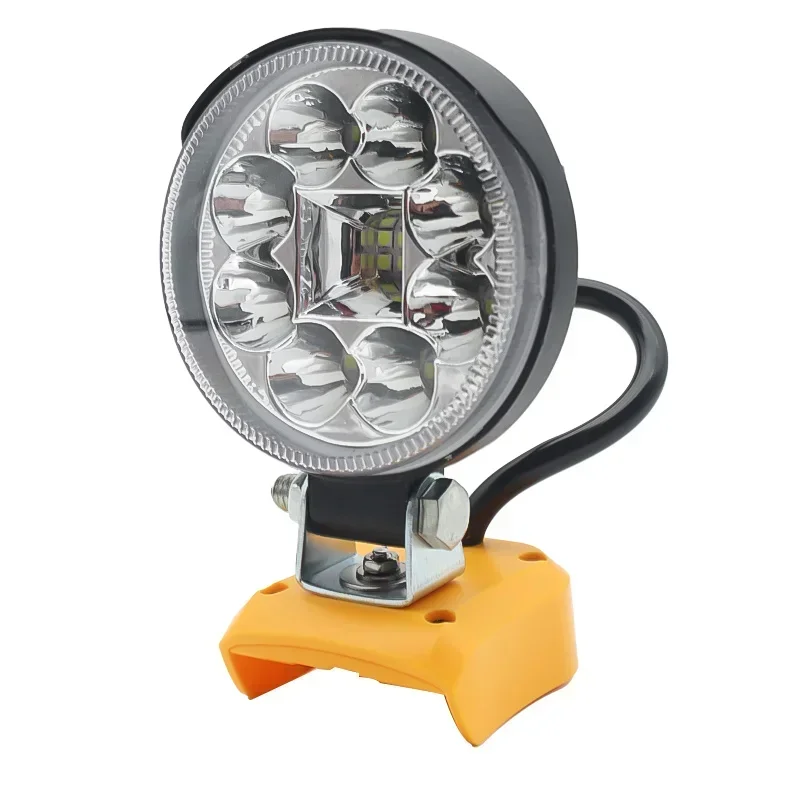 Luz LED de trabajo para coche, linterna eléctrica de 3 pulgadas, foco de Camping para DeWalt, batería de iones de litio de 12V, DCB120, DCB121, DCB123