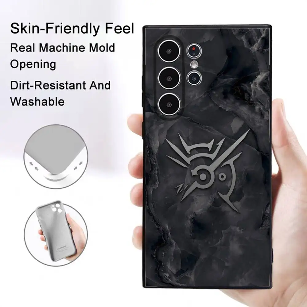 Чехол для телефона с видеоиграми D-Dishonored 2, для Samsung Galaxy S25 S24 S22 S23 Ultra S21 S20 Plus, нескользящий мягкий чехол с полным покрытием