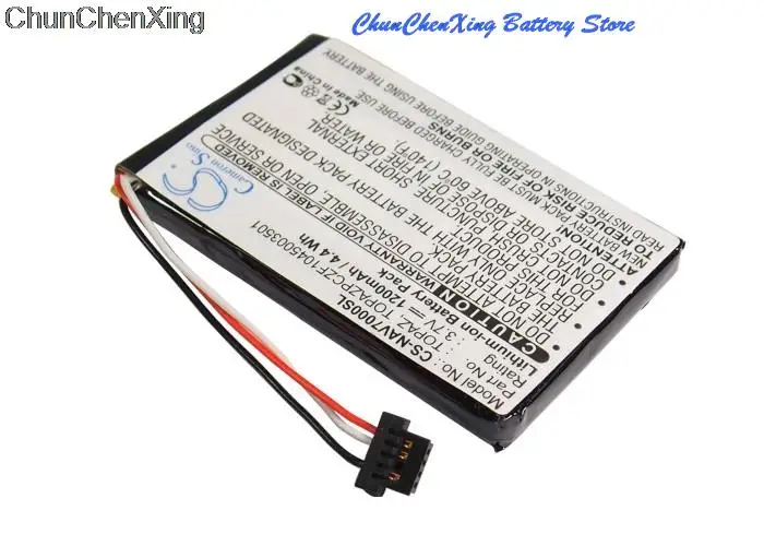 1200mAh Battery Topaz, TOPAZPCZF1045003501 for Navigon 70 Easy, 70 Plus, 70 Premiun