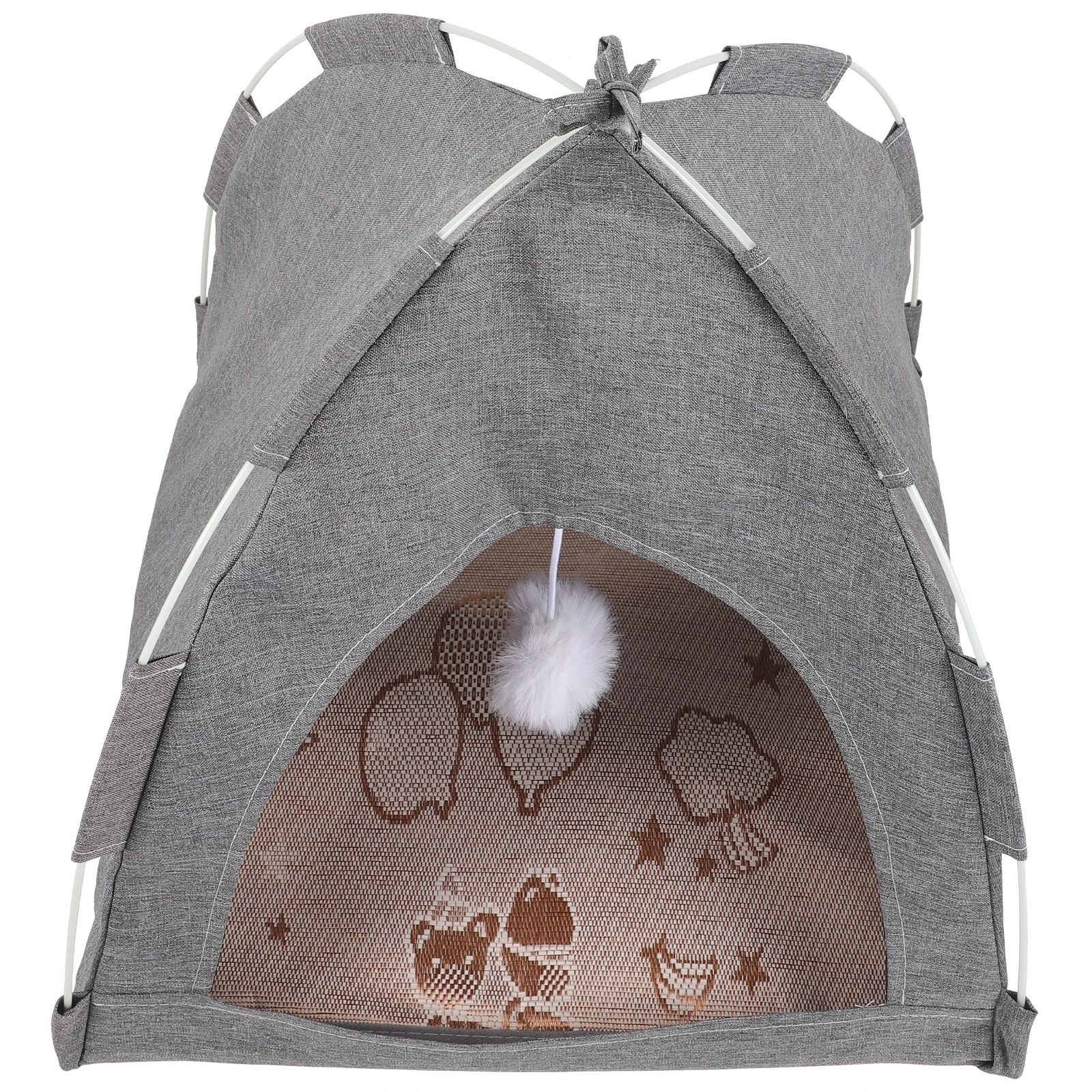 

Summer Breathable Pet Tent House Indoor Small Dog Cat Nest Comfortable Foldable Puppy Sleeping Tent Multifunctional Pet Shelter