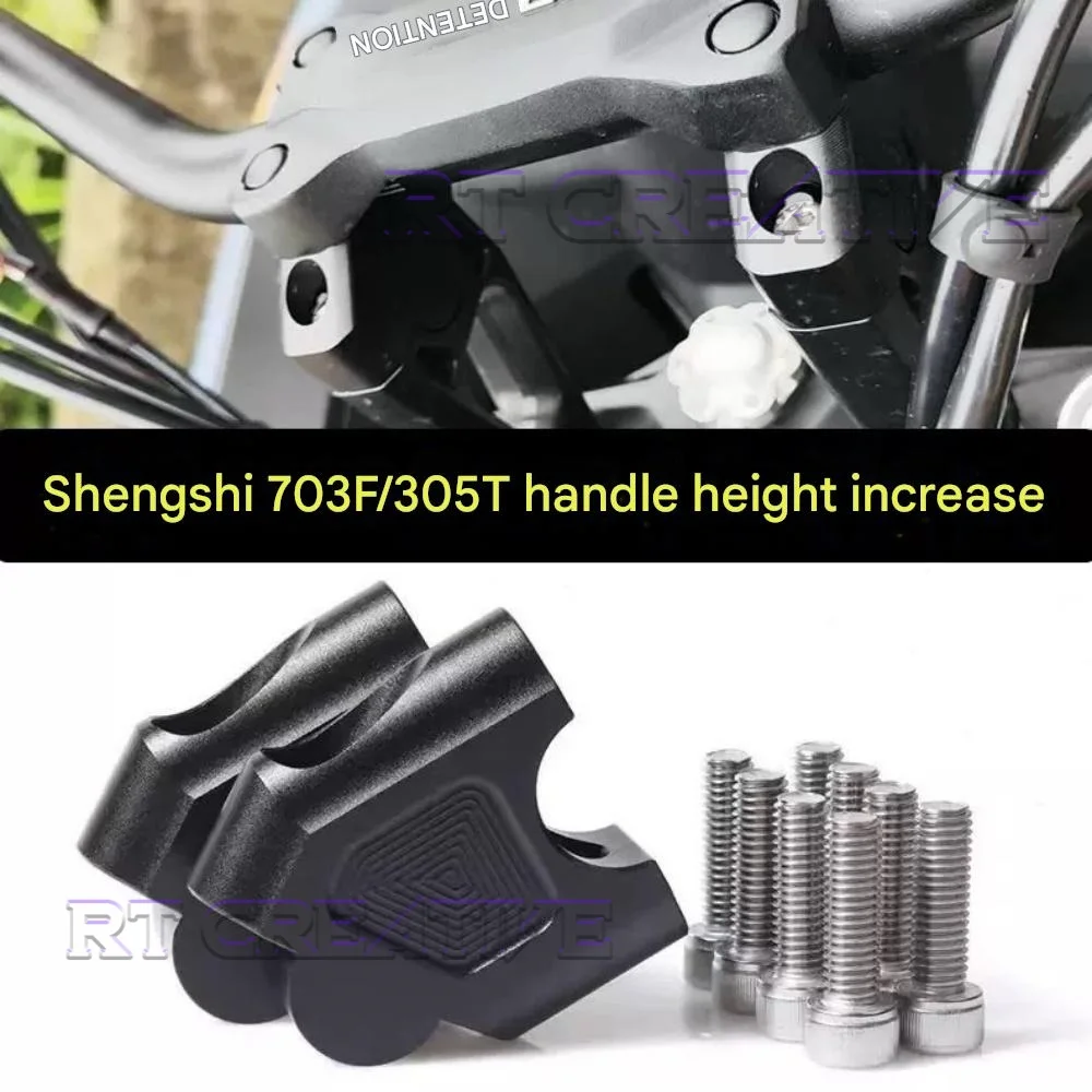 Motorcycle CNC Handlebar Heightened Pullback Riser Block Fit ZONTES 703F