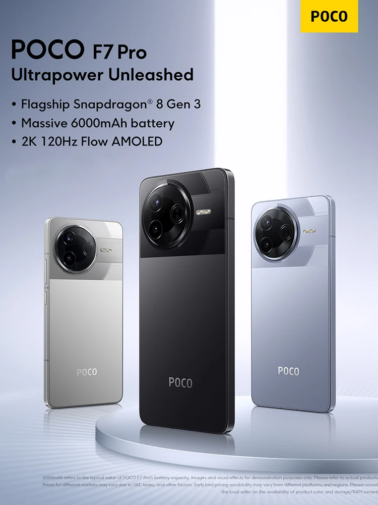 POCO F7 Pro 5G 12GB 256GB 512GB NFC Global Version Mobiele telefoon zonder oplader - afbeelding 2