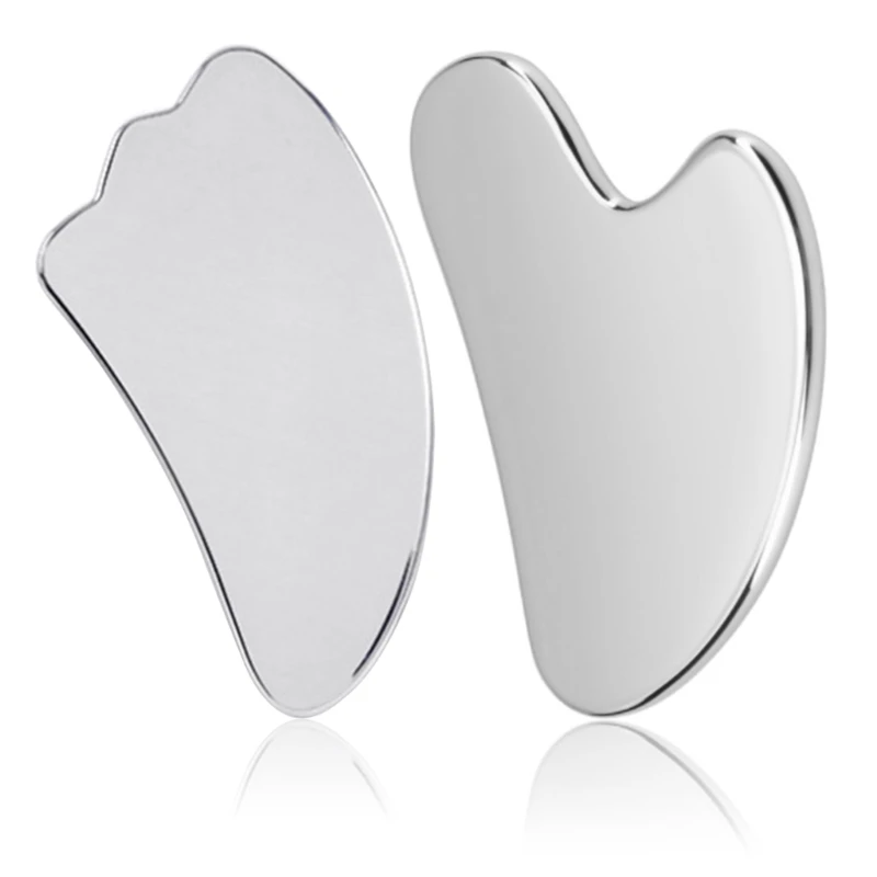 Stainless Steel Scraper for Facial Massager Gua Sha Tool Face Lift Face Care Mas Dropship