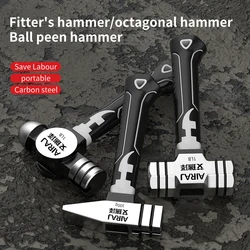Small Hammer Mini Claw Hammer Head Fitter Hammer Octagonal Hammer Multifunctional Integrated Nail Hammer Nail Hammer Woodworking