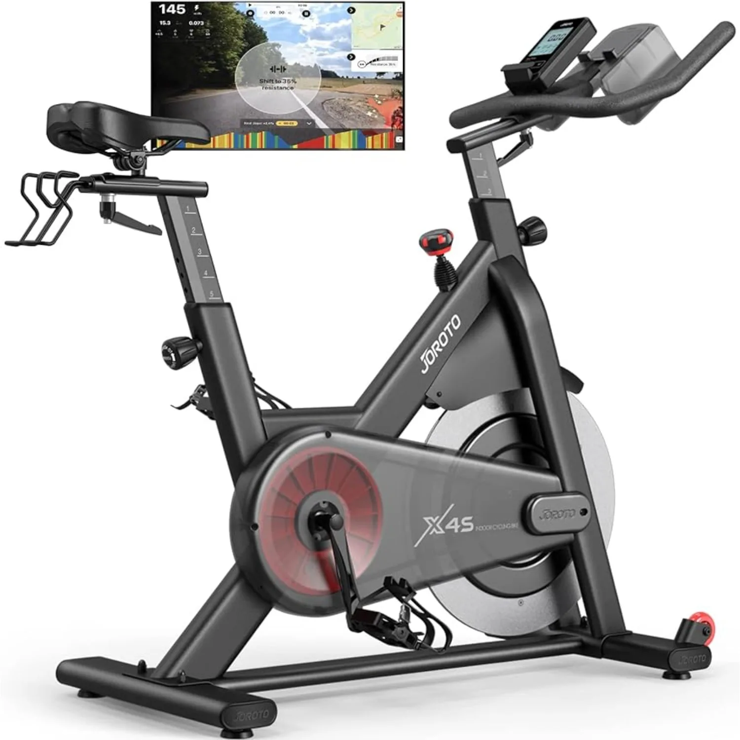 

X2 Stationary Exercise Bike | X2PRO/X4S Bluetooth Magnetic Belt Drive Indoor Cycling Bike, 300/330 Pounds Loads