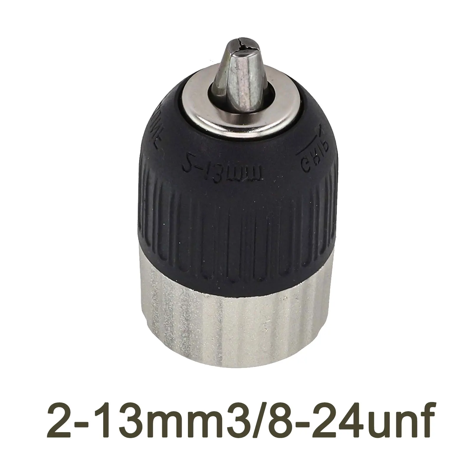 3 8-24UNF Adapter Electric Drill Chuck Long Time Work Suitable Metal Material 9.5mm Threaded Hole Collet Adjusting Tightness
