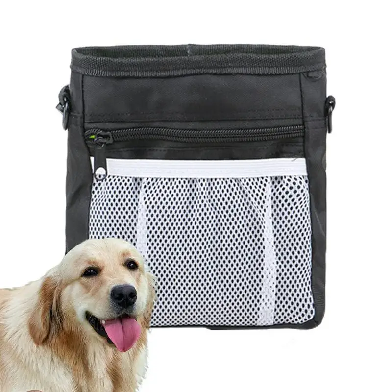 Dog Treat Bags Training Pouch Clip On Pet Treat Pouch Built-in Poop Bag Dispenser Treat Pouches For Pet Toys Kibble Treats