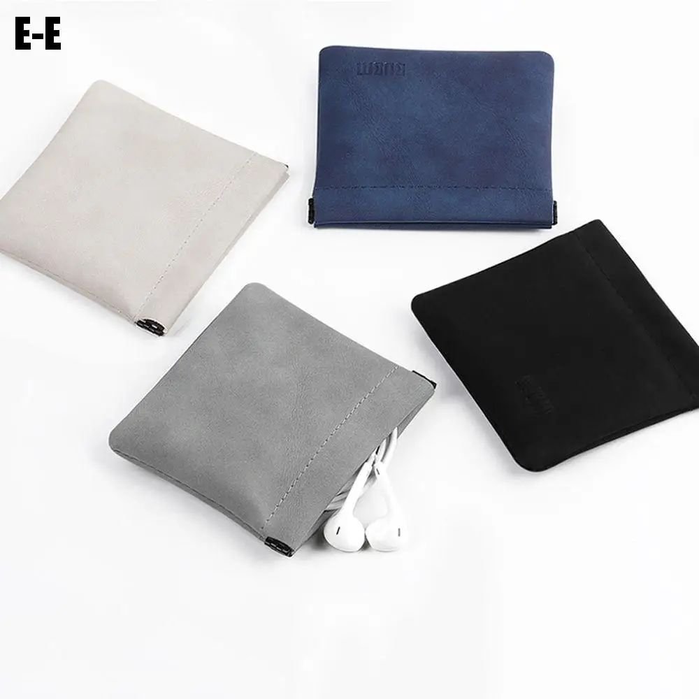 

Earphones Storage Bag USB Data Cable Organizer Headphone Accessories memory Card Pouch Mini Purse Coin Key Bag