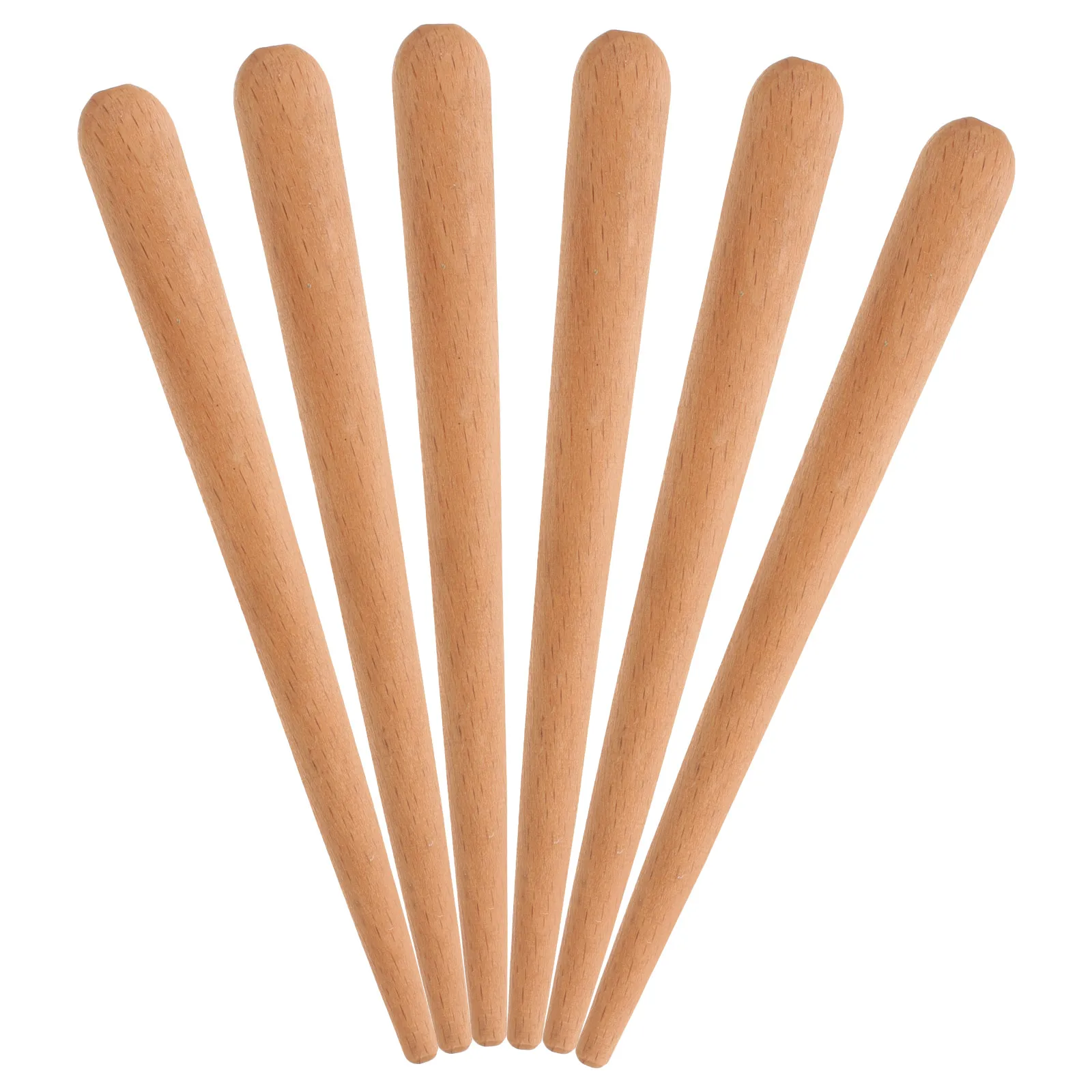 

6 Pcs Sticks Fish Frog Scraper Instruments Percussion Music Shaped Kids Musical