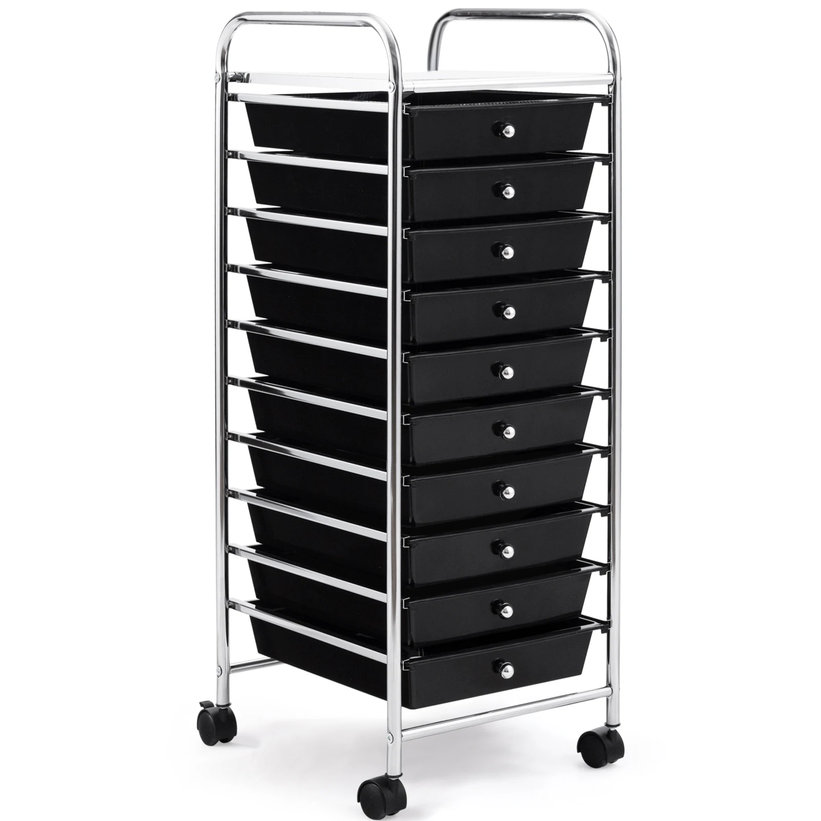 Trolley with drawers roll container bathroom trolley bathroom trolley bathroom rack side cart with 10 stackable drawers