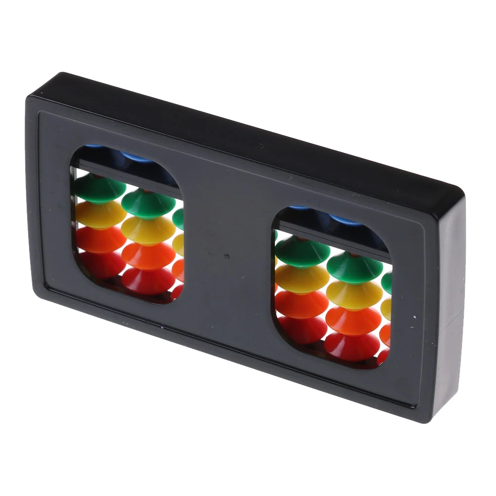 Mini Plastic Abacus Arithmetic 7 Digits Kids Maths Abacus educational Toys