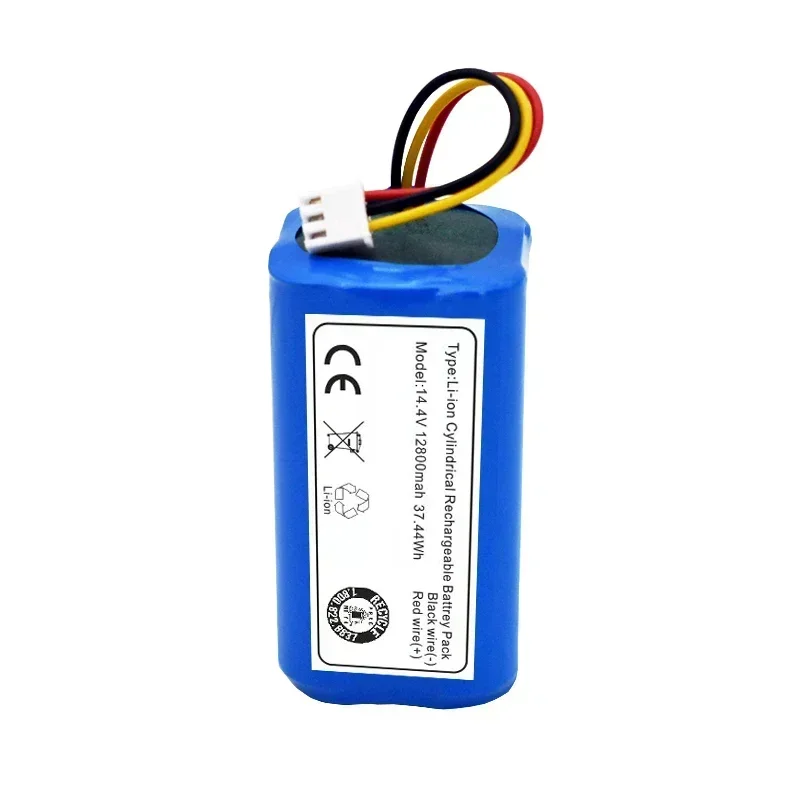 Piezas de filtro HEPA de Cepillo Lateral de batería de iones de litio de 14,4 v y 12800mAh, accesorios para aspiradora Proscenic 800T, 830P, 820P, 820T, 820S