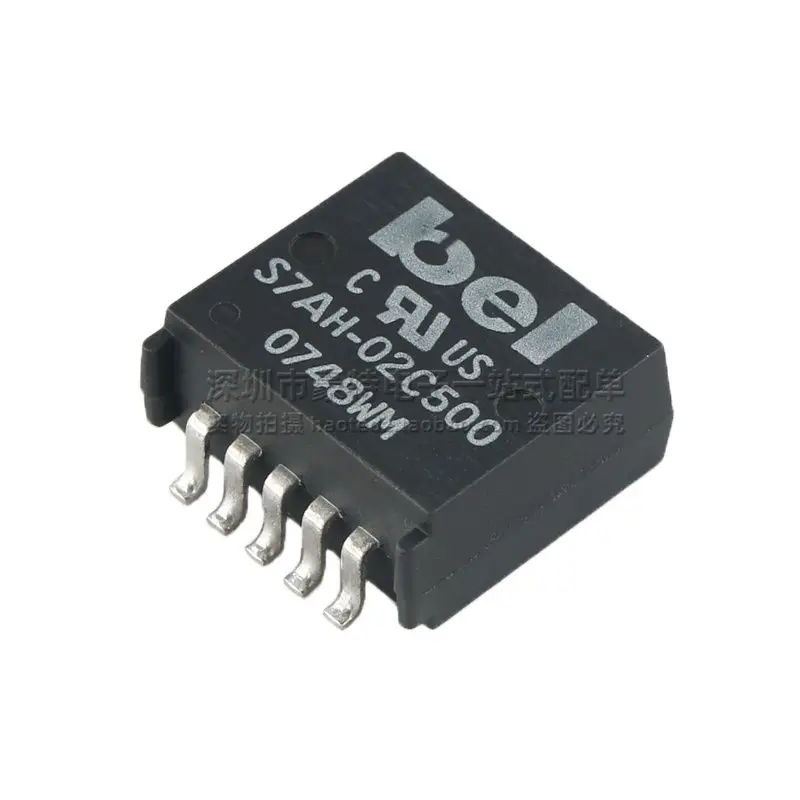 Módulo do isolamento do poder de MCU, S7AH-02C500, SMD, 7.5W, C.C. 3.3V a 5V, 1.5A, 5 PCes