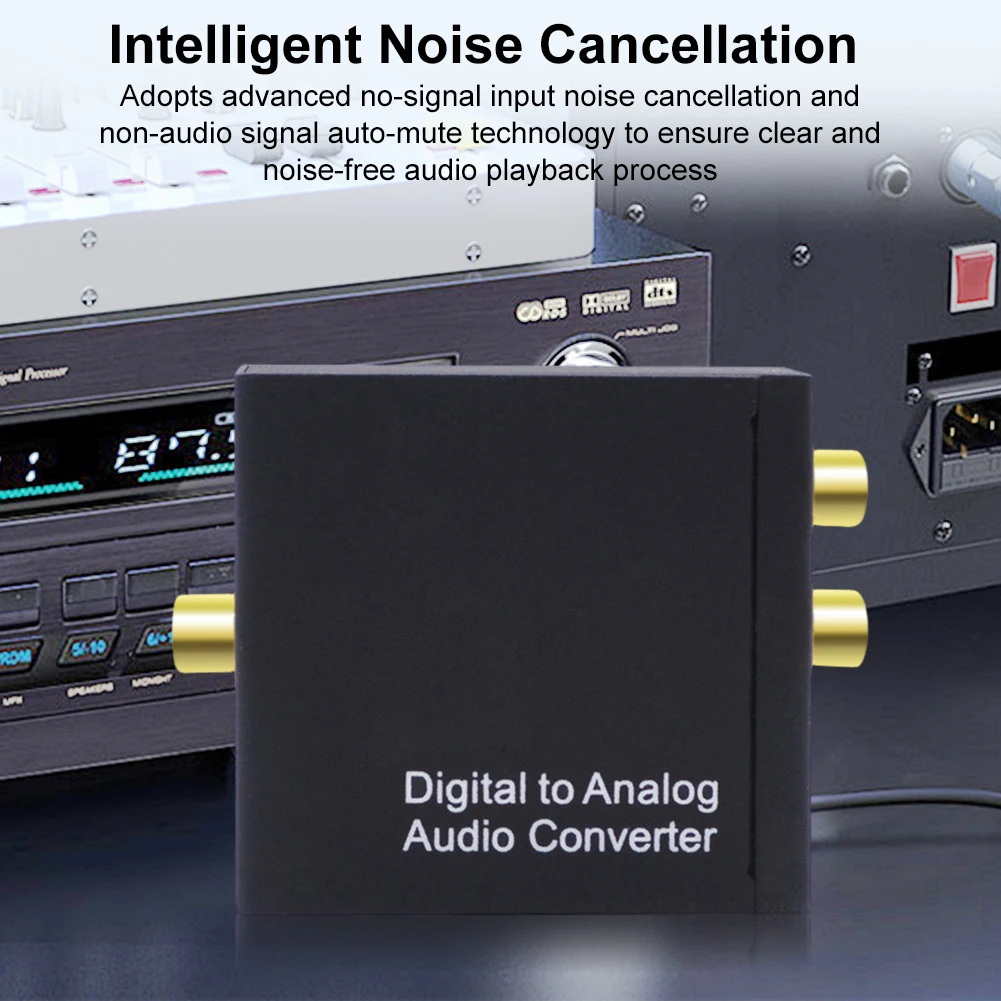 البصرية إلى 3.5 مللي متر مهايئ الرافعة الرقمية محوري SPDIF إلى التناظرية RCA 3.5 مللي متر جاك البصرية إلى L/R DAC فك محول DAC الرقمي #4