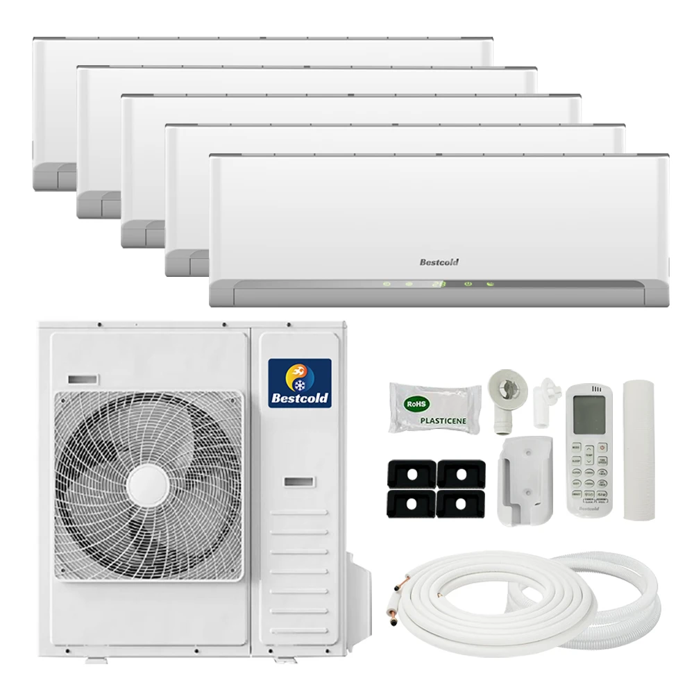 

18000btu 36000btu 42000btu Мини-сплит-кондиционер с подогревом и охлаждением Smart Multi Split Кондиционер