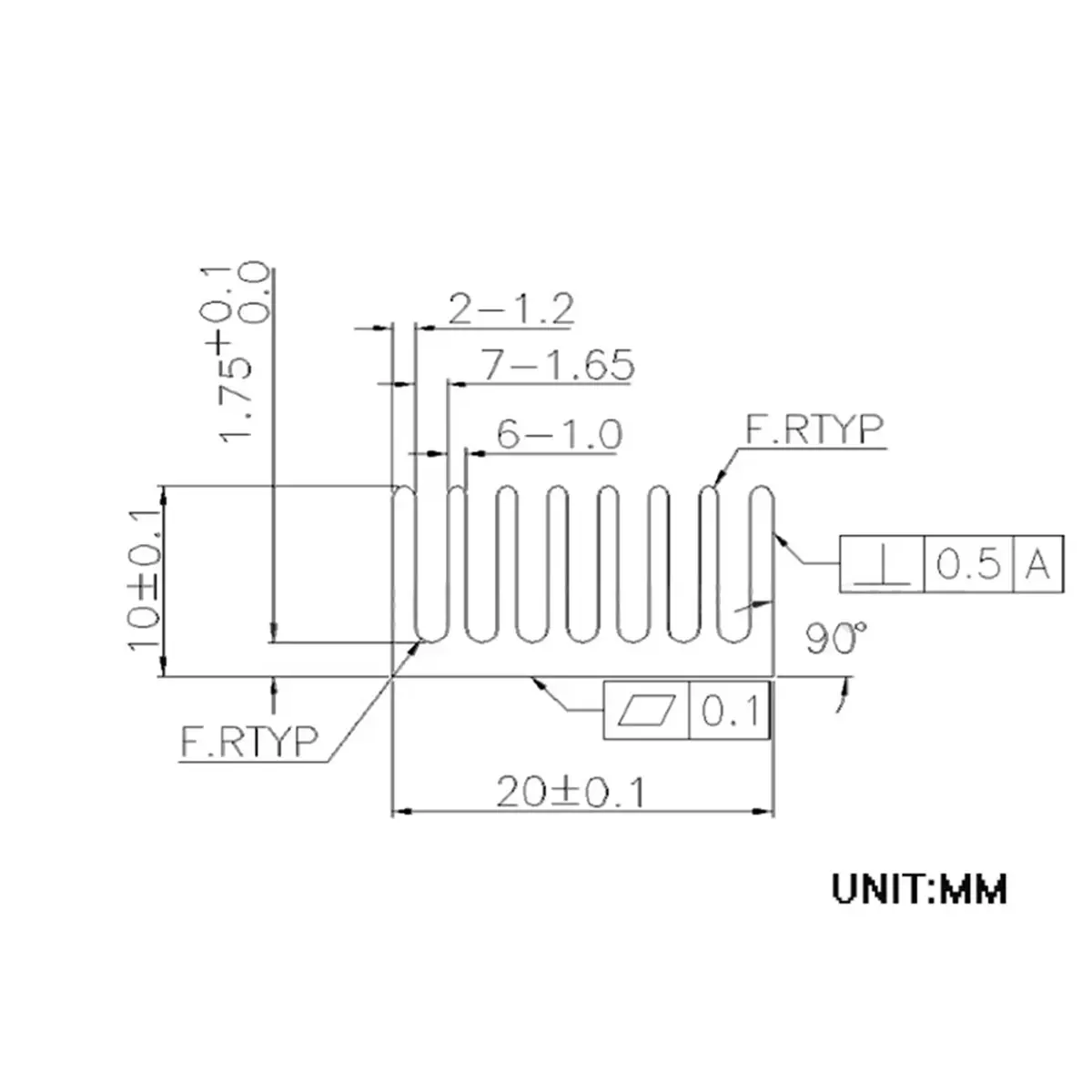 2026 New Aluminum Heatsink 30x20x10mm Chip IC Cooling Radiator for Electronic Modules PCB LED RAM MOSFET Stepper Driver VRM SSD