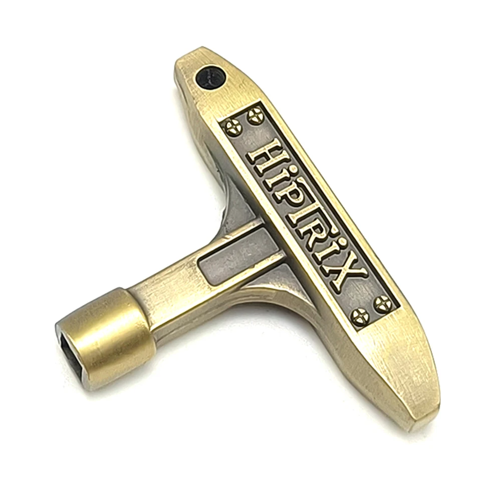 Drum Tuning Key Einstellschlüssel Metall T-förmig 4-Vierkantloch Percussion Instrument Zubehör Werkzeug – Detail 6