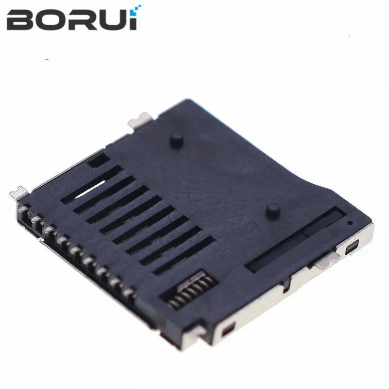 10PCS Push-Push Type TF Micro SD Card Socket Adapter connettore PCB automatico