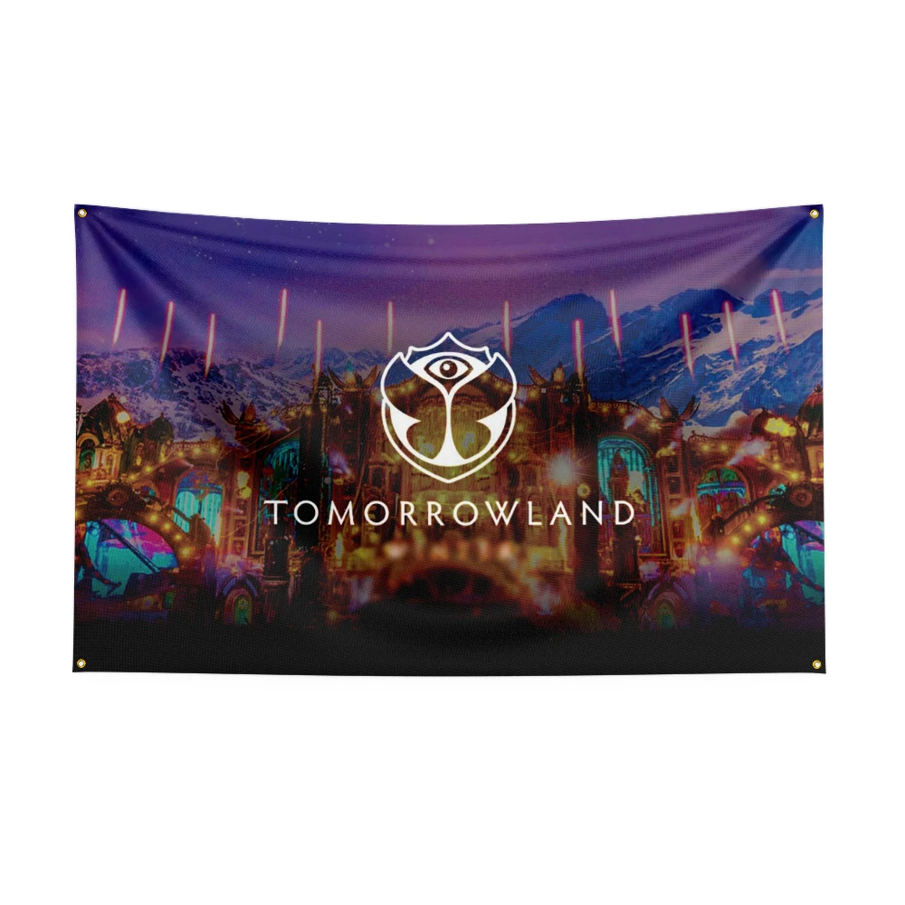 3X5Ft Tomorrowlands Flag For Decor