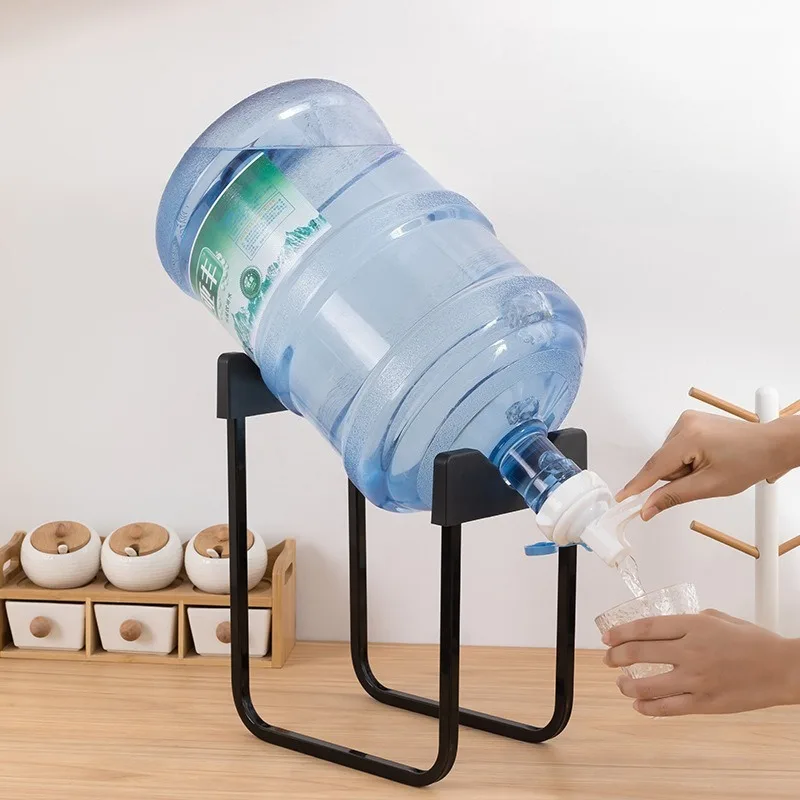 Inverted Water Bucket Stand Dispenser Rack for Pure Water Barrel Simple Water Pump Drinking Water Accessory