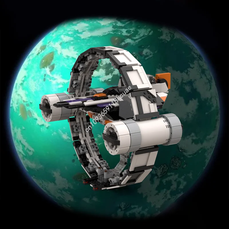 

938pcs MOC Delta7B Aetherspriteclass Starfighter Star Battle Model Building blocks creative idea toys Kids DIY Christmas gifts