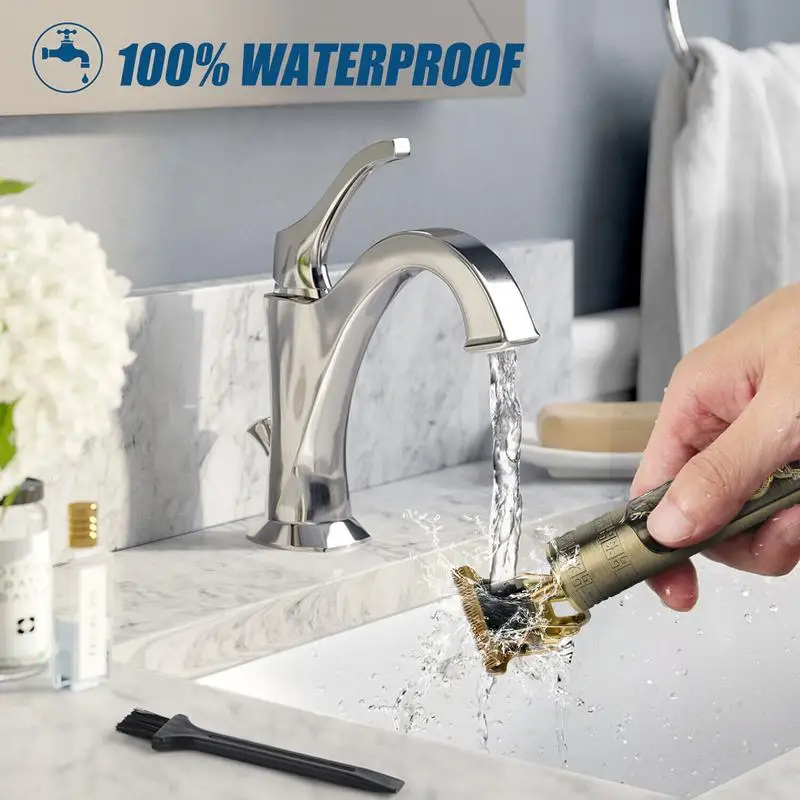 ماكينة حلاقة احترافية لقص الشعر، ماكينة حلاقة لاسلكية، ماكينة تشذيب اللحية قابلة للشحن عبر USB للرجال