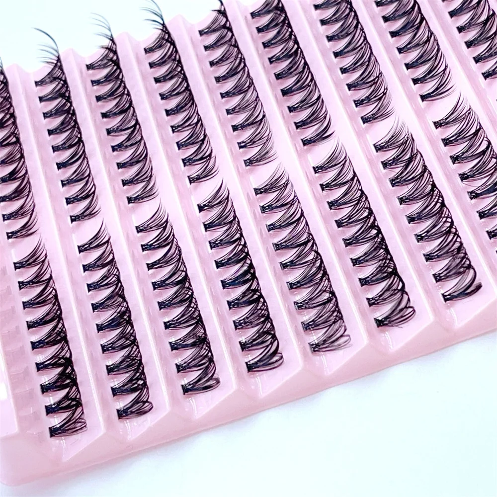 10 file di 180 occhi di gatto, effetto ciglia naturali, graziosi ciglia finte per occhi di bambino!