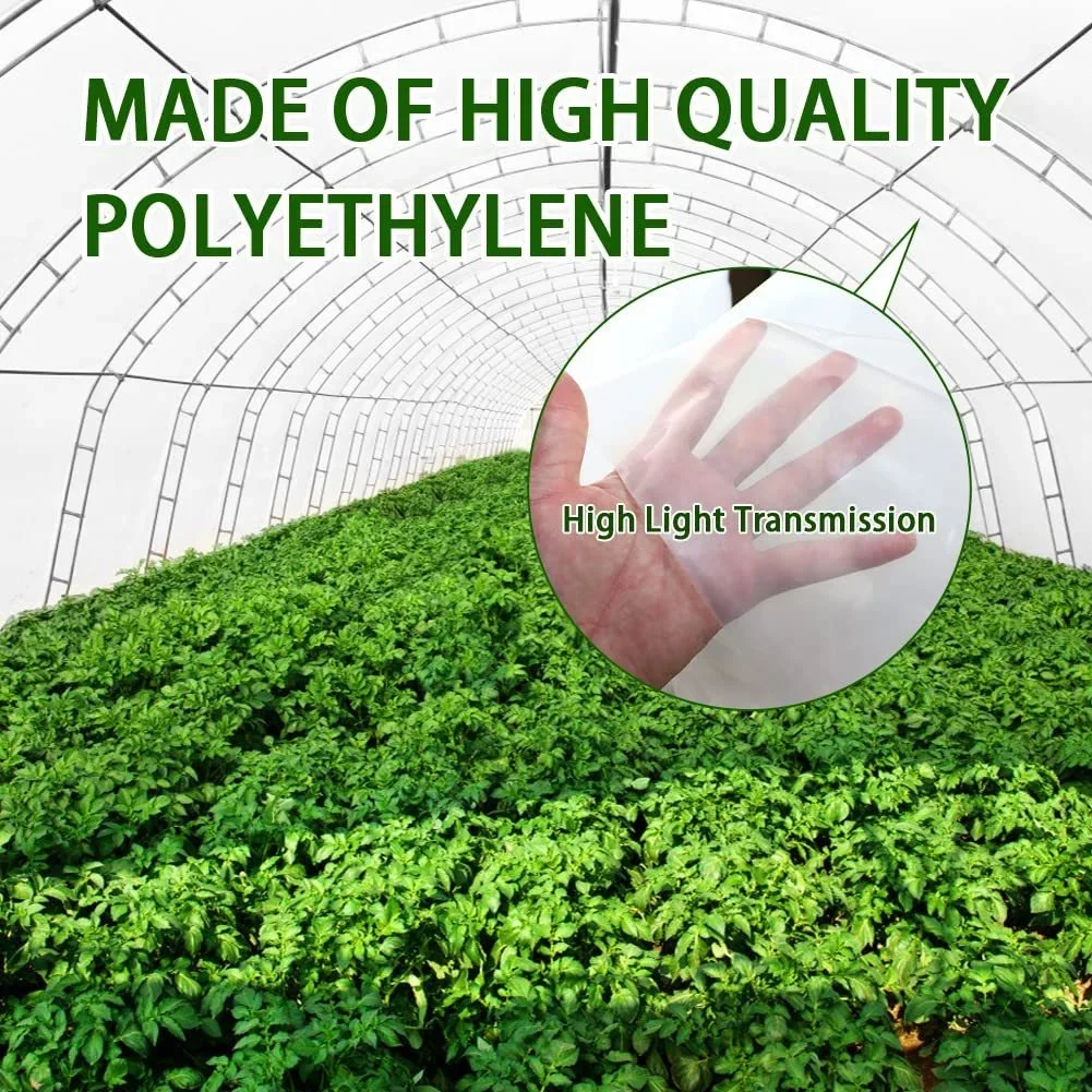 For Gardening Essential For Greenhouse Film Crafted from Strong Polyethylene for Tear Resistance and Longevity