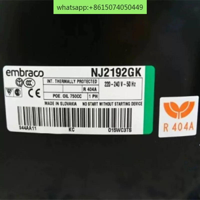 Aspara Embraco NJ9226E NJ2212GK NJ9232E NJ9238E Freezercompressor